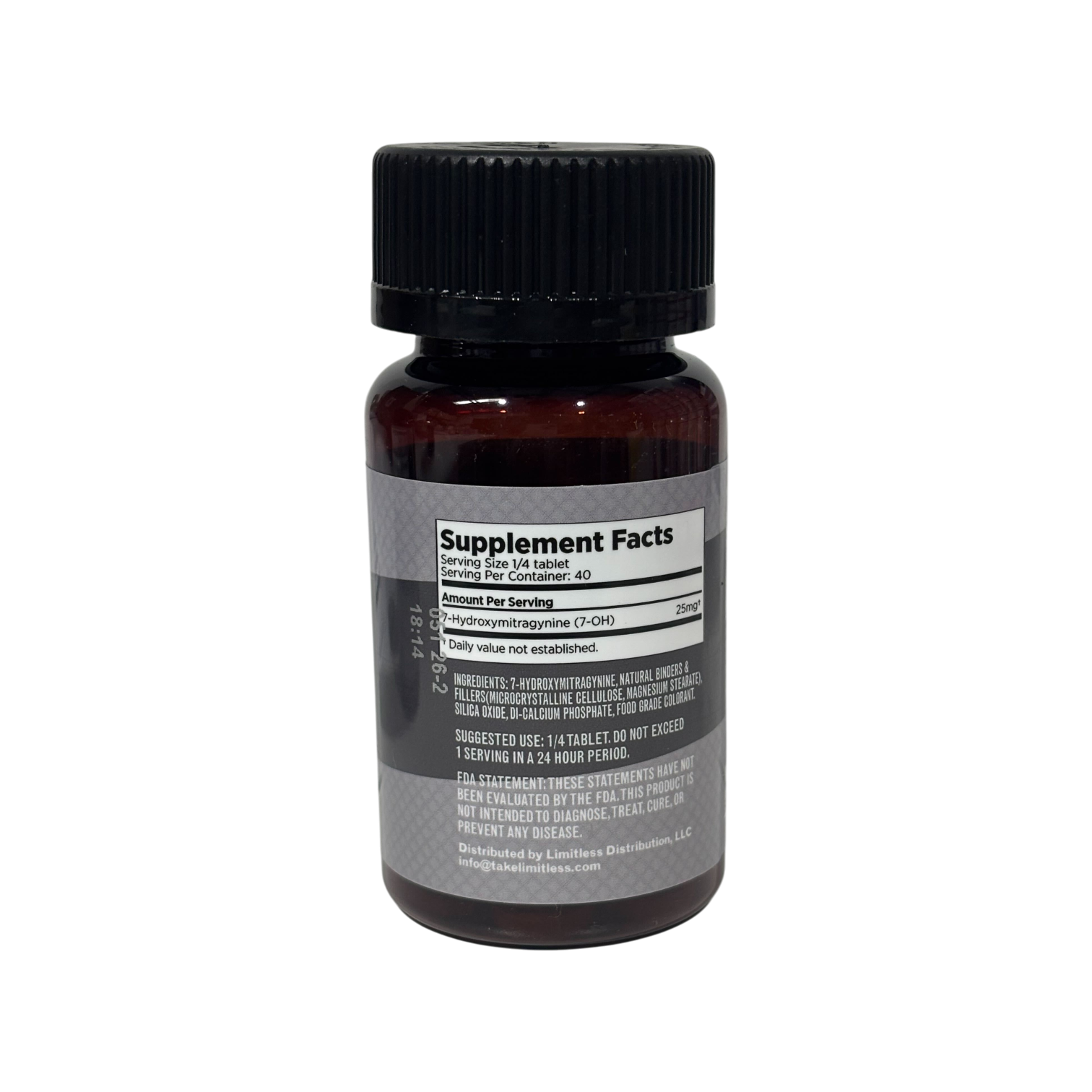 Limitless Platinum Edition 7-OH Tablets | 1000MG 10 Count