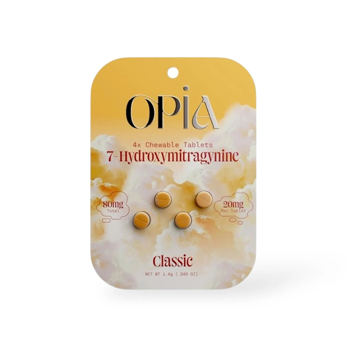 Opia 20MG 7-Hydroxymitragynine Classic Chewable Tablets | 4CT