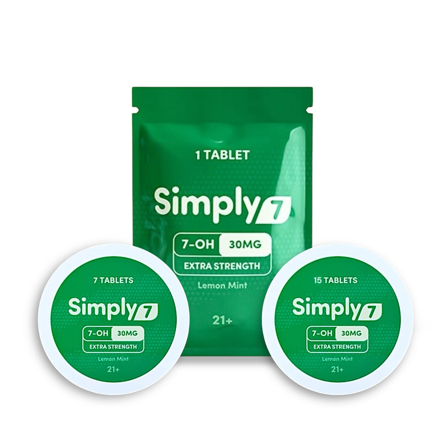 Simply7 7-OH Extra Strength Tablet Lemon Mint | 30MG
